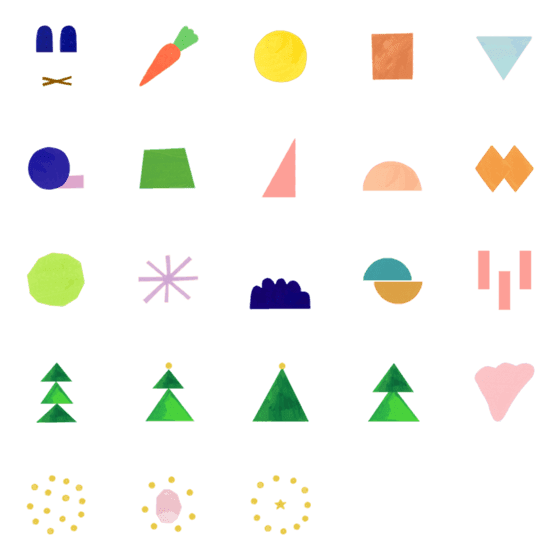 [LINE絵文字]Hoshi no Emoji - usagitokatachiの画像一覧