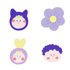 Purple child emojiの絵文字メイン画像