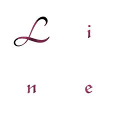 [LINE絵文字] Classic nobility fontの画像