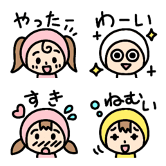 [LINE絵文字] タイツっ子の絵文字の画像