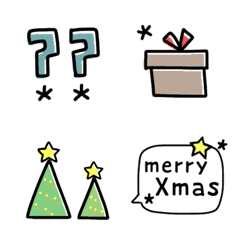 [LINE絵文字] カラフル可愛い冬絵文字.*Xmas＆お正月の画像