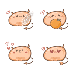 [LINE絵文字] orange liquidの画像