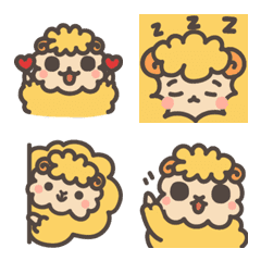 [LINE絵文字] lemon sheepの画像