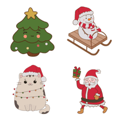 [LINE絵文字] Happy Chrismasの画像