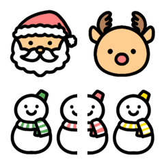 [LINE絵文字] クリスマス絵文字:)の画像