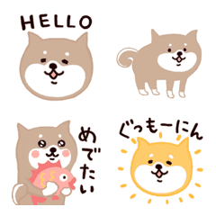 [LINE絵文字] ○毎日SHIBAINUさん○絵文字の画像