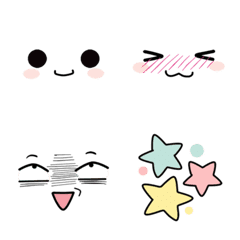 [LINE絵文字] Cheeks Pink emoji2の画像