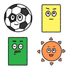 [LINE絵文字] サッカーボール君とゆかいな仲間たち。の画像