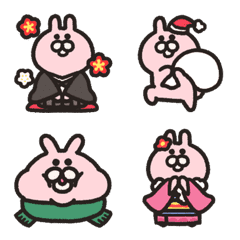 [LINE絵文字] たくさんのうささん○冬○の画像