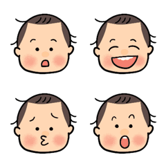 [LINE絵文字] ななちゃんスマイル1の画像