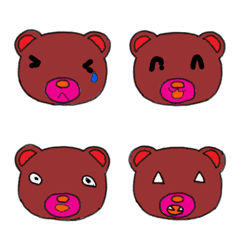 [LINE絵文字] ひでちゃんクマ編の画像