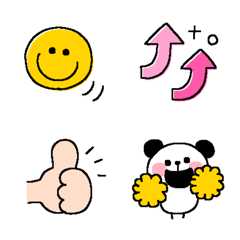 [LINE絵文字] カラフルデコ絵文字♡の画像