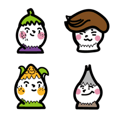 [LINE絵文字] My Veggie-Fruit friendsの画像