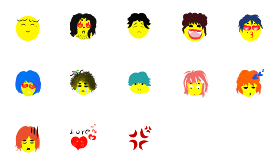 [LINE絵文字]Emotions, sorrows and joysの画像一覧