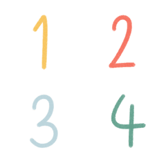 [LINE絵文字] 123 ＆ ABC Emojiの画像
