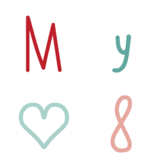[LINE絵文字] Christmas Alphabetsの画像