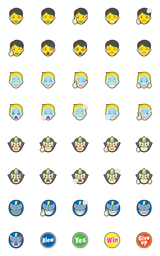 [LINE絵文字]プロレス レジェンドレスラー 絵文字 Part3の画像一覧