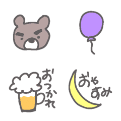 [LINE絵文字] らくがきえもじ∞の画像