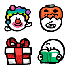 [LINE絵文字] eeMOJI 仕事4＆イベント＆生活1の画像