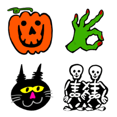 [LINE絵文字] UniqueHalloweenの画像