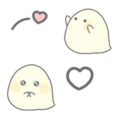 [LINE絵文字] ちっちゃなおばけちゃん。の画像