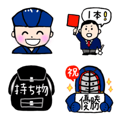 [LINE絵文字] 心を修める剣道 絵文字 2の画像