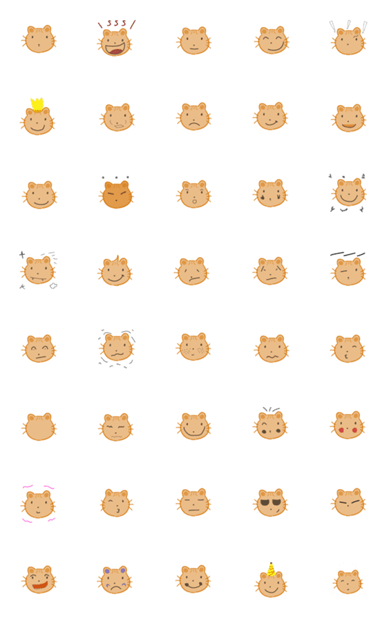 [LINE絵文字]cat feelの画像一覧