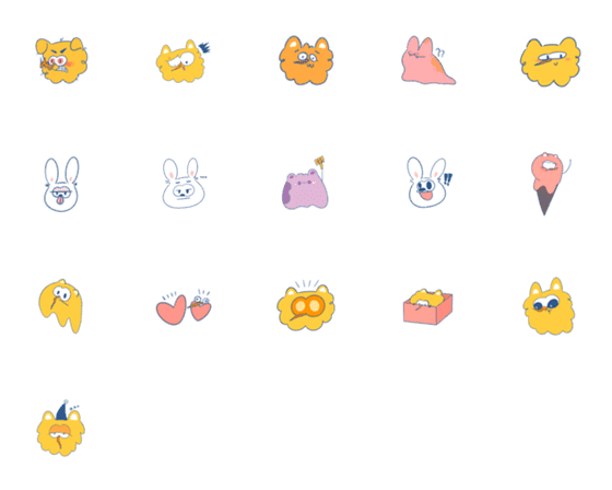 [LINE絵文字]ddogcoon X partnerの画像一覧