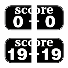 [LINE絵文字] Sporting scoreの画像