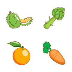 [LINE絵文字] Fruits Vegetablesの画像