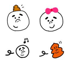 [LINE絵文字] 太眉シリーズ2の画像