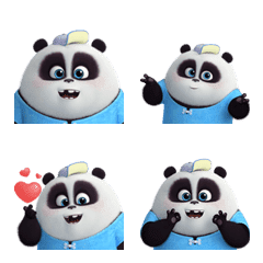 [LINE絵文字] Panda Pange  3D01の画像