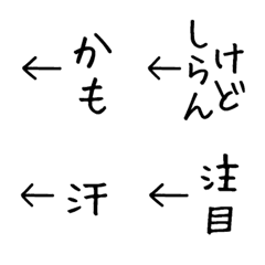 [LINE絵文字] 【断言できない日本人用】ツッコミ絵文字の画像