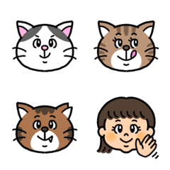 [LINE絵文字] まいにちねこといっしょ！の画像