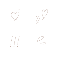 simple＆beige 1の絵文字メイン画像