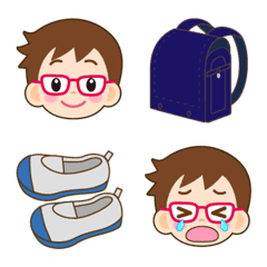 [LINE絵文字] 小学生の男の子の日常の画像