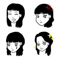 [LINE絵文字] 色んな女の子1の画像