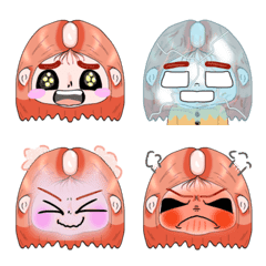 [LINE絵文字] balding girlの画像