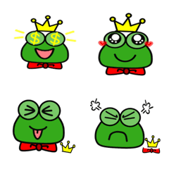 [LINE絵文字] croak-frog expressionの画像