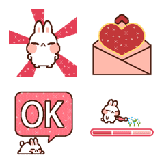 [LINE絵文字] The Padapada Rabbit-emojiの画像