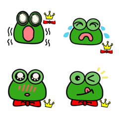 [LINE絵文字] croak-frog expression 2の画像