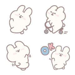 [LINE絵文字] Rabbit cute 3の画像