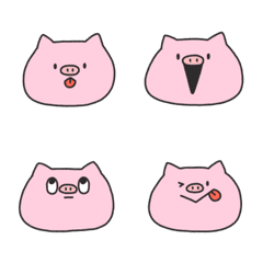 こぶたさんの毎日 (えもじver.)の絵文字メイン画像