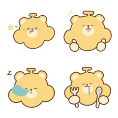 [LINE絵文字] Banana bear  Revised Versionの画像