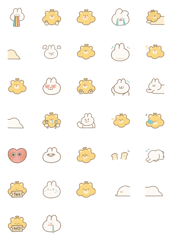 [LINE絵文字]Banana bear  Revised Versionの画像一覧