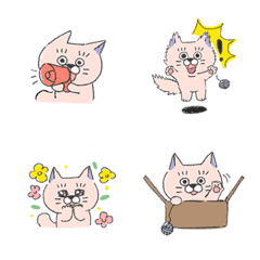 [LINE絵文字] Happy Kitcatの画像