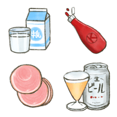 おつかい絵文字〜加工食品など〜の絵文字メイン画像