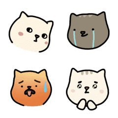 [LINE絵文字] Little Cattos -little facesの画像