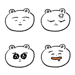 [LINE絵文字] あい子のシロクマの画像