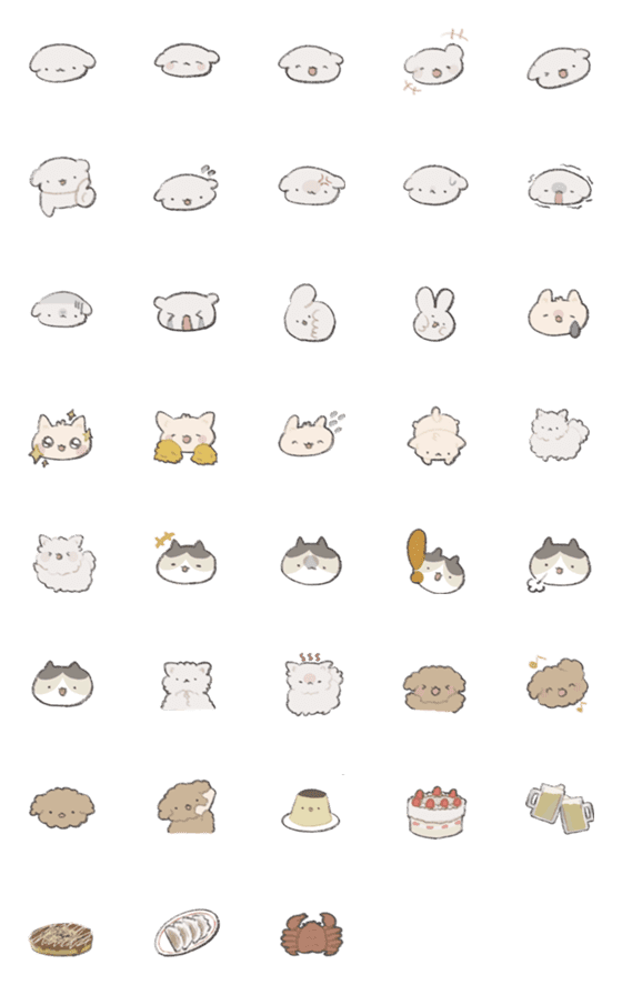 [LINE絵文字]pome  emojiの画像一覧